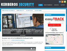 Tablet Screenshot of kerberossecurity.com